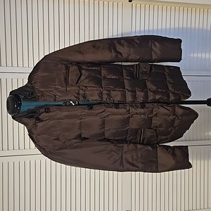 H.E.by Mango Men's Down Jacket size L Brow